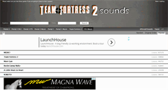 Desktop Screenshot of music.tf2sounds.com